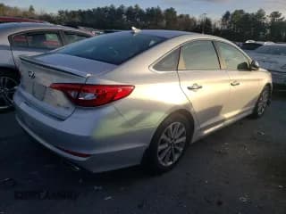✅ 2017 Hyundai Sonata Sport • VIN: 5NPE34AF1HH495749 • Lot: 36228513. Listed on Copart with 26,044 mi. Free auction sales archive from the USA and detailed vehicle history report at DreamBid. Image 3.