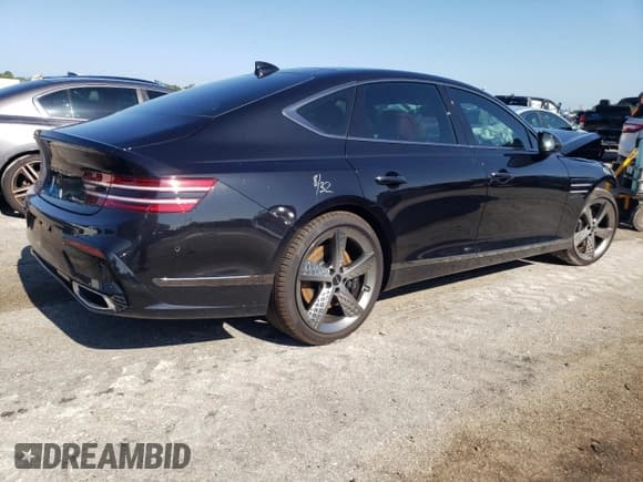 ✅ 2025 Genesis G80 3.5T Sport Prestige • VIN: KMTGG4SD6SU265374 • Лот: 67477415. Опубликован ранее на Copart с пробегом 5 466 миль. Бесплатный доступ к архиву аукционных продаж из США и подробный отчёт об истории автомобиля на DreamBid. Изображение 3.