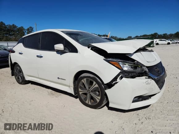 ✅ 2018 Nissan LEAF SV • VIN: 1N4AZ1CP1JC302251 • Lot: 86273985. Listed on Copart with 49,120 mi. Free auction sales archive from the USA and detailed vehicle history report at DreamBid. Image 4.
