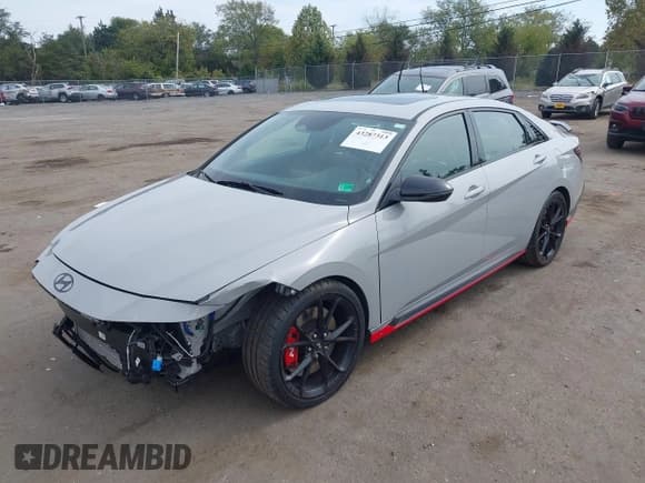 ✅ 2024 Hyundai Elantra • VIN: KMHLW4DKXRU021230 • Lot: 43287313. Listed on IAAI with 29,432 mi. Free auction sales archive from the USA and detailed vehicle history report at DreamBid. Image 2.