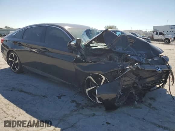 2018 Honda Accord Sport с VIN 1HGCV1F31JA219892, выставлен на аукционе Copart как лот 81993515 с пробегом 94 935 миль миль и Списание • Salvage title. История ставок и продаж доступна на DreamBid. Изображение 4.