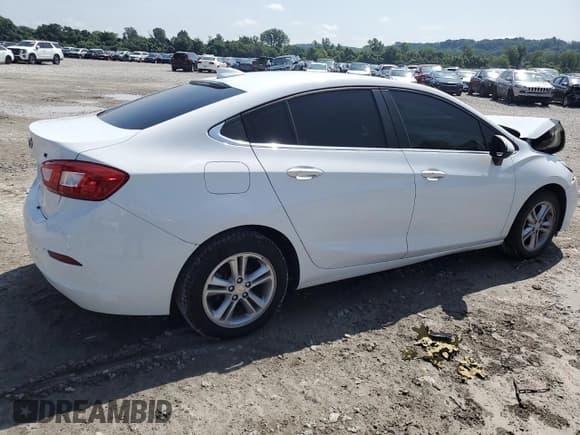 ✅ 2017 Chevrolet Cruze LT • VIN: 1G1BE5SMXH7172734 • Lot: 65258545. Listed on Copart with Not provided. Free auction sales archive from the USA and detailed vehicle history report at DreamBid. Image 3.