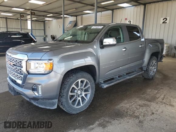 ✅ 2022 GMC Canyon 4WD Denali • VIN: 1GTG6EEN6N1223966 • Lot: 67348075. Listed on Copart with 43,521 mi. Free auction sales archive from the USA and detailed vehicle history report at DreamBid. Image 1.