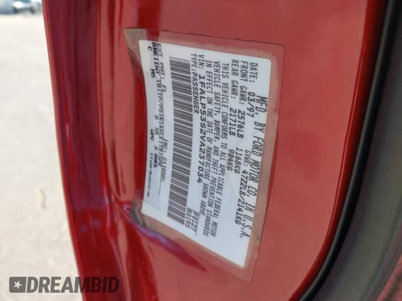 ✅ 1997 Ford Taurus LX • VIN: 1FALP53S2VA237034 • Lot: 43541834. Listed on IAAI with 120,787 mi. Free auction sales archive from the USA and detailed vehicle history report at DreamBid. Image 9.