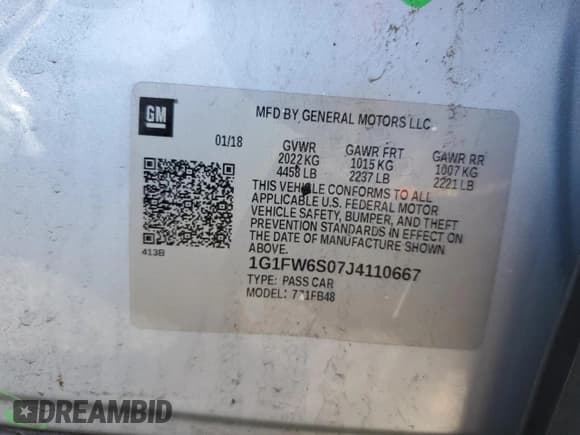 ✅ 2018 Chevrolet Bolt EV LT • VIN: 1G1FW6S07J4110667 • Lot: 48310605. Wystawiony na Copart z przebiegiem 36 158 mil. Bezpłatny archiwum sprzedaży aukcyjnych z USA i szczegółowy raport historii pojazdu na DreamBid. Zdjęcie 13.