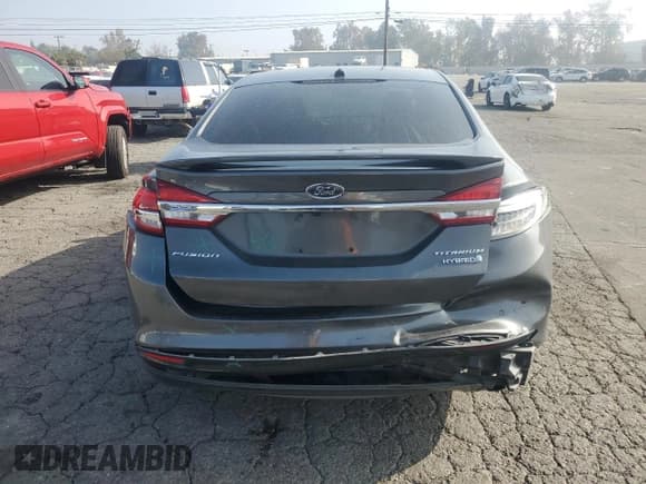 ✅ 2017 Ford Fusion Hybrid Titanium • VIN: 3FA6P0RU2HR105460 • Lot: 89561255. Listed on Copart with 168,577 mi. Free auction sales archive from the USA and detailed vehicle history report at DreamBid. Image 6.