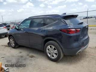 2020 Chevrolet Blazer LT z VIN 3GNKBBRA3LS598096, wystawiony jako Copart lot #60071113 z przebiegiem 72 253 mil mil oraz . Historia ofert i sprzedaży dostępna na DreamBid. Obrazek 2.