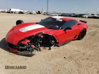 2017 Chevrolet Corvette Grand Sport 3LT с VIN 1G1Y12D76H5109315, выставлен на аукционе Copart как лот 69497114 с пробегом 15 993 миль миль и Списание • Salvage title. История ставок и продаж доступна на DreamBid. Изображение 1.