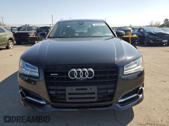✅ 2017 Audi A8 • VIN: WAU44AFD1HN014264 • Лот: 80490045. Опубликован ранее на Copart с пробегом 75 533 миль. Бесплатный доступ к архиву аукционных продаж из США и подробный отчёт об истории автомобиля на DreamBid. Изображение 5.
