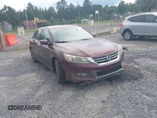 2014 Honda Accord Sport z VIN 1HGCR2F56EA124830, wystawiony jako IAAI lot #42849450 z przebiegiem 187 048 mil mil oraz . Historia ofert i sprzedaży dostępna na DreamBid. Obrazek 1.