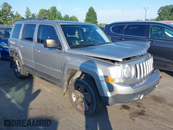 ✅ 2017 Jeep Patriot Sport • VIN: 1C4NJPBA8HD166336 • Lot: 42659960. Listed on IAAI with 75,462 mi. Free auction sales archive from the USA and detailed vehicle history report at DreamBid. Image 1.