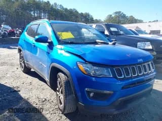 ✅ 2019 Jeep Compass Latitude • VIN: 3C4NJCBB6KT802481 • Lot: 41315161. Wystawiony na IAAI z przebiegiem 72 755 mil. Bezpłatny archiwum sprzedaży aukcyjnych z USA i szczegółowy raport historii pojazdu na DreamBid. Zdjęcie 1.