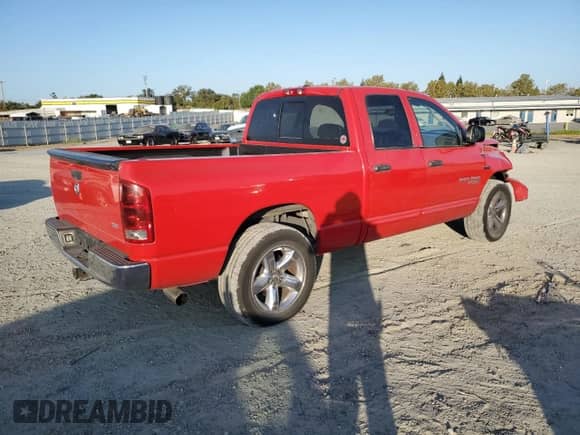 2006 Dodge 1500 SLT z VIN 1D3HA18246J117747, wystawiony jako Copart lot #68684664 z przebiegiem 107 763 mil mil oraz Szkoda całkowita • Salvage title. Historia ofert i sprzedaży dostępna na DreamBid. Obrazek 3.