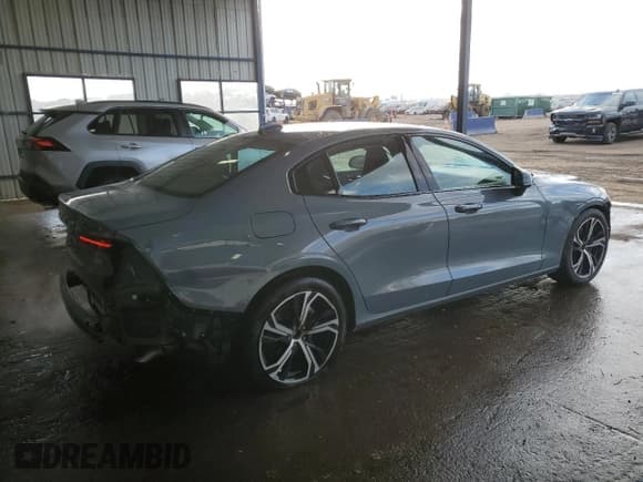 ✅ 2024 Volvo S60 Ultimate Dark Theme • VIN: 7JRL12TM5RG280203 • Lot: 41693885. Listed on Copart with 27,438 mi. Free auction sales archive from the USA and detailed vehicle history report at DreamBid. Image 3.