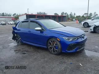 ✅ 2024 Volkswagen Golf R • VIN: WVWFB7CD0RW141589 • Lot: 41407136. Listed on IAAI with 3,532 mi. Free auction sales archive from the USA and detailed vehicle history report at DreamBid. Image 1.
