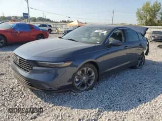 2025 Honda Accord EX-L с VIN 1HGCY2F6XSA033146, выставлен на аукционе Copart как лот 71487965 с пробегом 3 578 миль миль и Списание • Salvage title. История ставок и продаж доступна на DreamBid. Изображение 1.