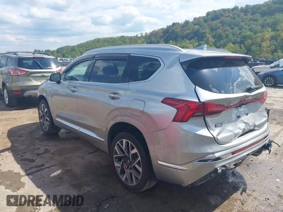 ✅ 2023 Hyundai Santa Fe Calligraphy • VIN: 5NMS5DAL7PH585633 • Lot: 43222331. Listed on IAAI with 26,809 mi. Free auction sales archive from the USA and detailed vehicle history report at DreamBid. Image 3.