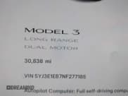 ✅ 2022 Tesla Model 3 Long Range • VIN: 5YJ3E1EB7NF277185 • Lot: 43469637. Wystawiony na IAAI z przebiegiem 30 838 mil. Bezpłatny archiwum sprzedaży aukcyjnych z USA i szczegółowy raport historii pojazdu na DreamBid. Zdjęcie 15.