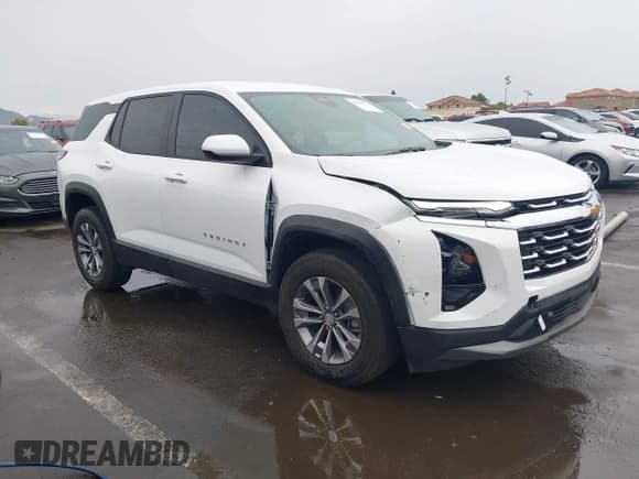 ✅ 2026 Chevrolet Equinox FWD LT • VIN: 3GNAXHEG5TL163309 • Lot: 43419074. Listed on IAAI with 4,439 mi. Free auction sales archive from the USA and detailed vehicle history report at DreamBid. Image 1.