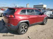✅ 2015 Jeep Cherokee Trailhawk • VIN: 1C4PJMBS8FW549081 • Lot: 92130325. Listed on Copart with 157,279 mi. Free auction sales archive from the USA and detailed vehicle history report at DreamBid. Image 3.