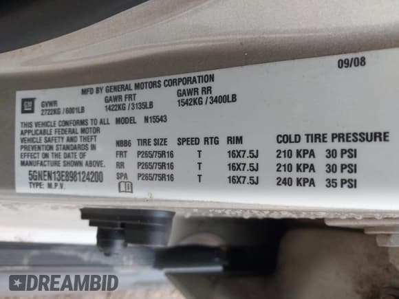 ✅ 2009 Hummer H3 H3T Luxury • VIN: 5GNEN13E898124200 • Lot: 42044686. Wystawiony na IAAI z przebiegiem 109 728 mil. Bezpłatny archiwum sprzedaży aukcyjnych z USA i szczegółowy raport historii pojazdu na DreamBid. Zdjęcie 9.