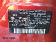 ✅ 2022 Hyundai Accent Limited • VIN: 3KPC34A64NE157267 • Лот: 84203064. Опубликован ранее на Copart с пробегом 37 075 миль. Бесплатный доступ к архиву аукционных продаж из США и подробный отчёт об истории автомобиля на DreamBid. Изображение 12.