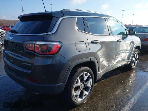 ✅ 2020 Jeep Compass Limited • VIN: 3C4NJDCB2LT138203 • Lot: 43650413. Listed on IAAI with 46,793 mi. Free auction sales archive from the USA and detailed vehicle history report at DreamBid. Image 4.