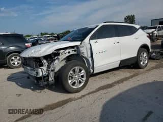 2019 Chevrolet Blazer with VIN 3GNKBCRS9KS687880, listed as a Copart auction lot 63835215 with 81,771 mi miles and Salvage title. Bid and sale history available at DreamBid. Image 1.