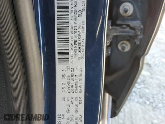 2020 Ram 1500 Laramie with VIN 1C6RREDT6LN278043, listed as a Copart auction lot 65152314 with 76,888 mi miles and Salvage title. Bid and sale history available at DreamBid. Image 12.