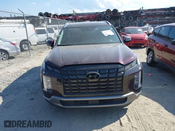 2024 Hyundai Palisade SEL with VIN KM8R24GE9RU740724, listed as a IAAI auction lot 43277234 with 44,963 mi miles and . Bid and sale history available at DreamBid. Image 13.