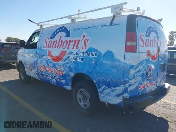 ✅ 2016 Chevrolet Express Cargo • VIN: 1GCWGAFF8G1280178 • Lot: 43812052. Listed on IAAI with 146,848 mi. Free auction sales archive from the USA and detailed vehicle history report at DreamBid. Image 3.