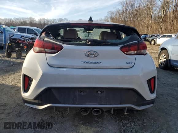 2019 Hyundai Veloster Turbo R-Spec z VIN KMHTH6AB7KU013196, wystawiony jako Copart lot #46281785 z przebiegiem 117 555 mil mil oraz Szkoda całkowita • Salvage title. Historia ofert i sprzedaży dostępna na DreamBid. Obrazek 6.