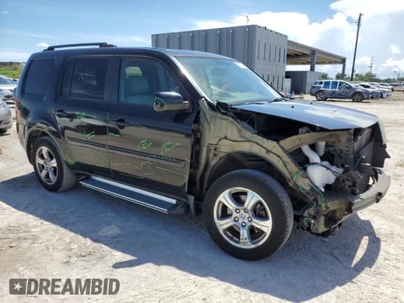 ✅ 2013 Honda Pilot EX-L • VIN: 5FNYF3H57DB007540 • Lot: 60630415. Listed on Copart with 114,452 mi. Free auction sales archive from the USA and detailed vehicle history report at DreamBid. Image 4.