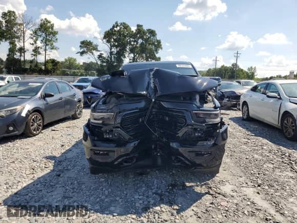 2024 Ram 1500 Limited with VIN 1C6SRFHT3RN182400, listed as a Copart auction lot 69122405 with 17,325 mi miles and Salvage title. Bid and sale history available at DreamBid. Image 5.