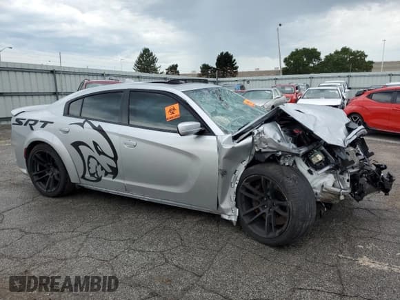 ✅ 2022 Dodge Charger SRT Hellcat Widebody • VIN: 2C3CDXL93NH113954 • Lot: 64892554. Listed on Copart with Not provided. Free auction sales archive from the USA and detailed vehicle history report at DreamBid. Image 4.
