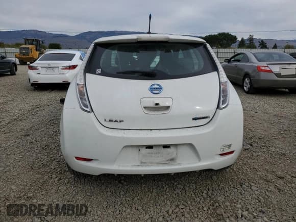 ✅ 2013 Nissan LEAF SL • VIN: 1N4AZ0CP5DC424304 • Lot: 92531355. Listed on Copart with 91,843 mi. Free auction sales archive from the USA and detailed vehicle history report at DreamBid. Image 6.
