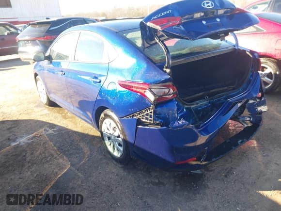 ✅ 2022 Hyundai Accent SE • VIN: 3KPC24A64NE183595 • Лот: 41212436. Опубликован ранее на IAAI с пробегом 23 058 миль. Бесплатный доступ к архиву аукционных продаж из США и подробный отчёт об истории автомобиля на DreamBid. Изображение 3.