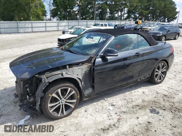 ✅ 2016 BMW 2 Series 228i • VIN: WBA1K9C5XGV710088 • Lot: 60126395. Listed on Copart with 99,936 mi. Free auction sales archive from the USA and detailed vehicle history report at DreamBid. Image 1.