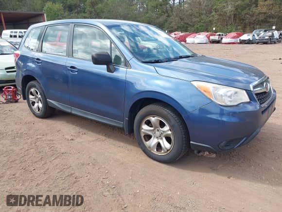 2014 Subaru Forester 2.5i with VIN JF2SJAACXEH439012, listed as a IAAI auction lot 43337376 with 148,553 mi miles and . Bid and sale history available at DreamBid. Image 1.