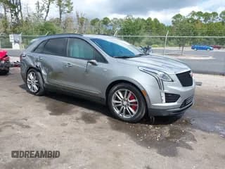 ✅ 2025 Cadillac XT5 AWD Sport • VIN: 1GYKNGRSXSZ135129 • Lot: 43274061. Wystawiony na IAAI z przebiegiem 378 mil. Bezpłatny archiwum sprzedaży aukcyjnych z USA i szczegółowy raport historii pojazdu na DreamBid. Zdjęcie 1.