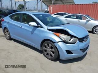 ✅ 2012 Hyundai Elantra Limited • VIN: KMHDH4AE5CU464938 • Lot: 42572413. Listed on IAAI with 181,076 mi. Free auction sales archive from the USA and detailed vehicle history report at DreamBid. Image 1.