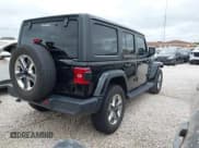 ✅ 2019 Jeep Wrangler Unlimited Sahara • VIN: 1C4HJXEN1KW600524 • Lot: 43012495. Listed on IAAI with 70,145 mi. Free auction sales archive from the USA and detailed vehicle history report at DreamBid. Image 4.