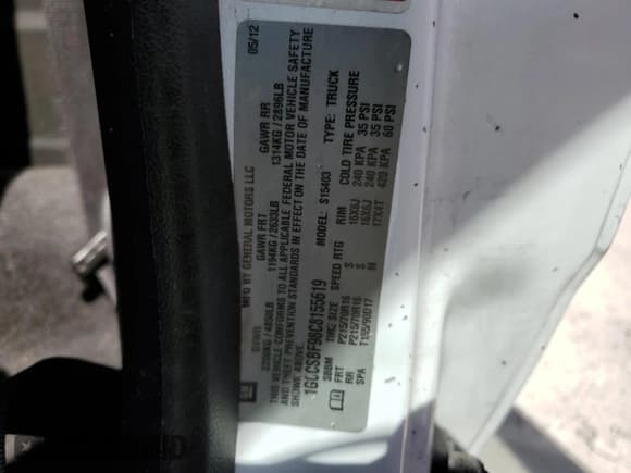 ✅ 2012 Chevrolet Colorado Work Truck • VIN: 1GCCSBF98C8155619 • Лот: 75427744. Опубликован ранее на Copart с пробегом Не указан. Бесплатный доступ к архиву аукционных продаж из США и подробный отчёт об истории автомобиля на DreamBid. Изображение 13.