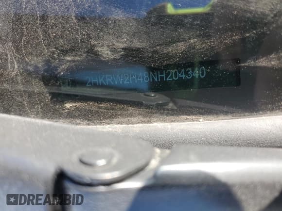 ✅ 2022 Honda CR-V Sport • VIN: 2HKRW2H48NH204340 • Lot: 70063195. Listed on Copart with Not provided. Free auction sales archive from the USA and detailed vehicle history report at DreamBid. Image 14.