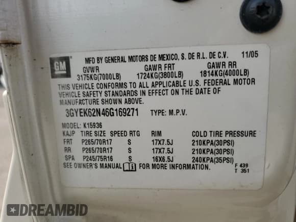 ✅ 2006 Cadillac Escalade EXT • VIN: 3GYEK62N46G169271 • Lot: 88006575. Wystawiony na Copart z przebiegiem Nie podano. Bezpłatny archiwum sprzedaży aukcyjnych z USA i szczegółowy raport historii pojazdu na DreamBid. Zdjęcie 13.