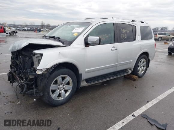 ✅ 2012 Nissan Armada Platinum • VIN: 5N1AA0NE8CN601438 • Lot: 41887663. Wystawiony na IAAI z przebiegiem 206 559 mil. Bezpłatny archiwum sprzedaży aukcyjnych z USA i szczegółowy raport historii pojazdu na DreamBid. Zdjęcie 2.