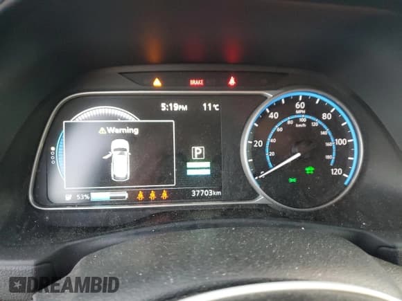 ✅ 2023 Nissan LEAF S • VIN: 1N4AZ1BV8PC554071 • Lot: 91255815. Listed on Copart with 37,703 mi. Free auction sales archive from the USA and detailed vehicle history report at DreamBid. Image 9.