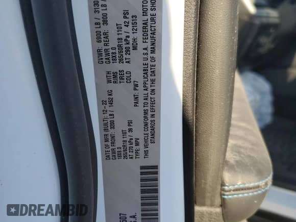 2022 Jeep Grand Cherokee Trailhawk with VIN 1C4RJYC63N8747507, listed as a Copart auction lot 76771914 with 18,057 mi miles and Salvage title. Bid and sale history available at DreamBid. Image 15.