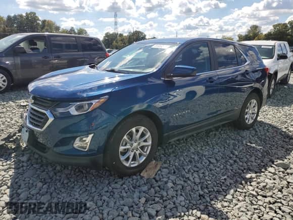 2021 Chevrolet Equinox LT with VIN 2GNAXUEV1M6108868, listed as a Copart auction lot 81559575 with 111,576 mi miles and Salvage title. Bid and sale history available at DreamBid. Image 1.