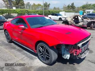 ✅ 2020 Ford Mustang EcoBoost • VIN: 1FA6P8TH2L5189799 • Lot: 42767657. Listed on IAAI with 84,123 mi. Free auction sales archive from the USA and detailed vehicle history report at DreamBid. Image 1.
